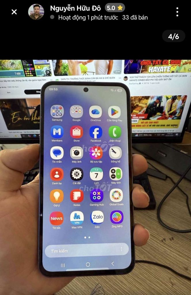 Samsung Galaxy A55 8GB/128GB Xanh. Mua bán Điện thoại tại Thành phố Thuận An Bình Dương được đăng bởi Trần Hiếu hình 1