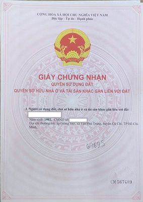 BÁN ĐẤT TÂN PHÚ TRUNG-CỦ CHI-HCM. Mua bán đất tại Huyện Củ Chi Tp Hồ Chí Minh được đăng bởi Phạm văn lai