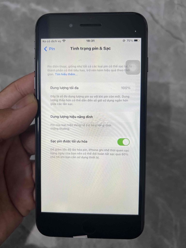 Apple iPhone 8 Plus 64GB Đen. Mua bán Điện thoại tại Huyện Kim Sơn Ninh Bình được đăng bởi Keng  hình 1