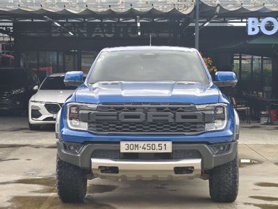 Ford Ranger Raptor 2023 xanh