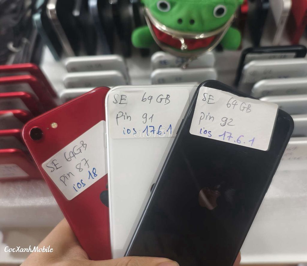 iPhone SE 2020 64GB Quốc Tế Nhật 2 Sim, hàng zin. Mua bán Điện thoại tại Quận Liên Chiểu Đà Nẵng được đăng bởi Minh Hiệp CócXanhMobile hình 1