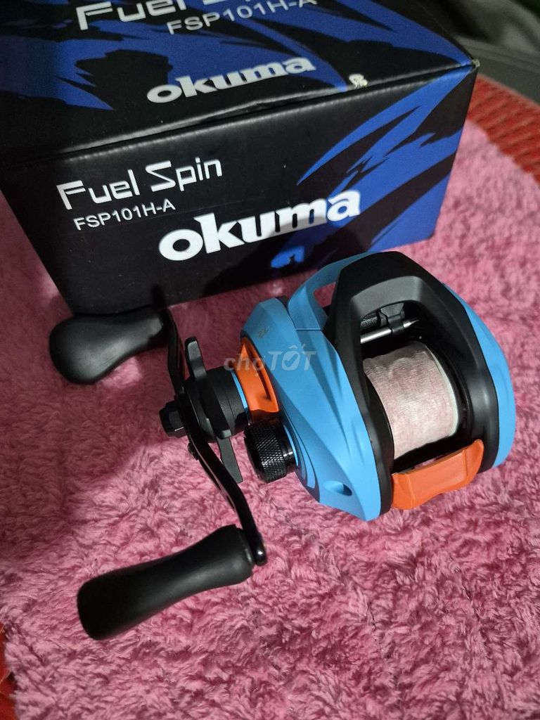Máy câu ngang Okuma Fuel Spin FSP101H-A Trái 7.2:1. Mua bán Đồ thể thao, Dã ngoại tại Huyện Vũng Liêm Vĩnh Long được đăng bởi phong hình 1
