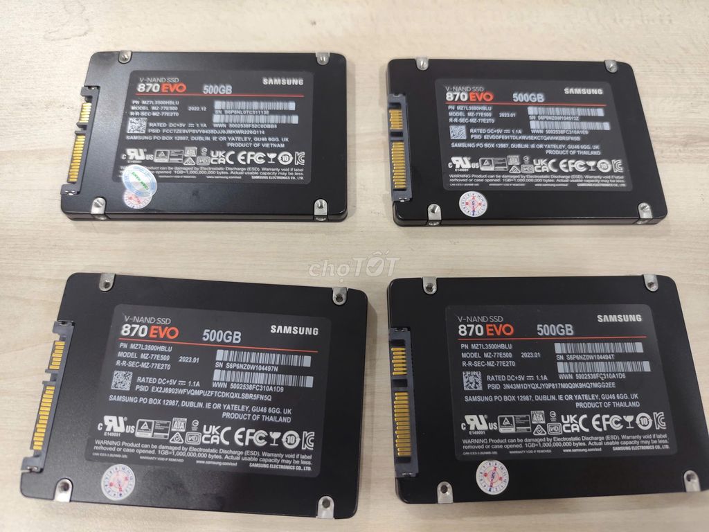 Ổ cứng SSD Samsung 870 EVO 500GB. Mua bán Linh kiện (RAM, Card...) tại Quận Bình Tân Tp Hồ Chí Minh được đăng bởi Dương Văn Quang hình 1