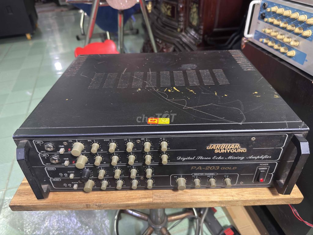 Amply Jaguar PA-203 GOLD Đen đã sử dụng. Mua bán Tivi, Âm thanh tại Quận Bình Thạnh Tp Hồ Chí Minh được đăng bởi Đam mê âm thanh chán thì bán hình 1