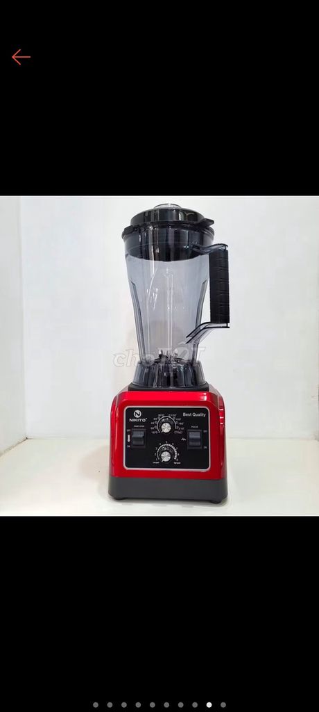 Máy xay sinh tố Nikiyo 3L Đỏ Hẹn giờ. Mua bán Bếp, lò, đồ điện nhà bếp tại Huyện Trảng Bàng Tây Ninh được đăng bởi Thuy Huynh hình 1