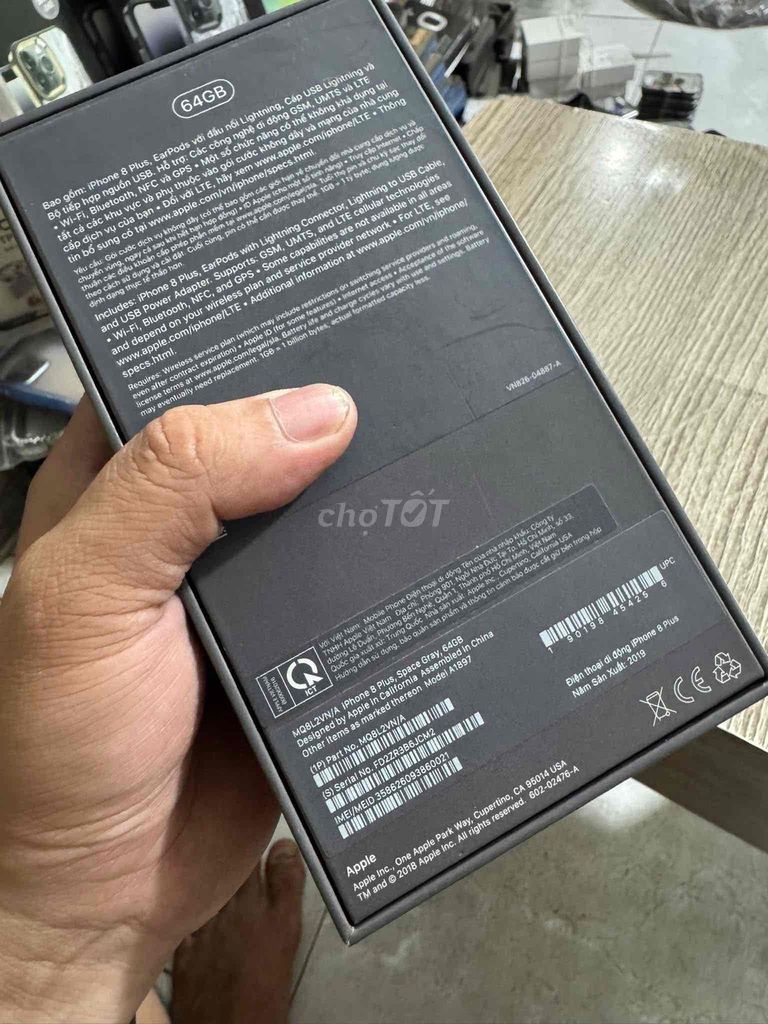 Apple iPhone 8 Plus 64GB Đen. Mua bán Điện thoại tại Thành phố Biên Hòa Đồng Nai được đăng bởi Vu hoang hình 1