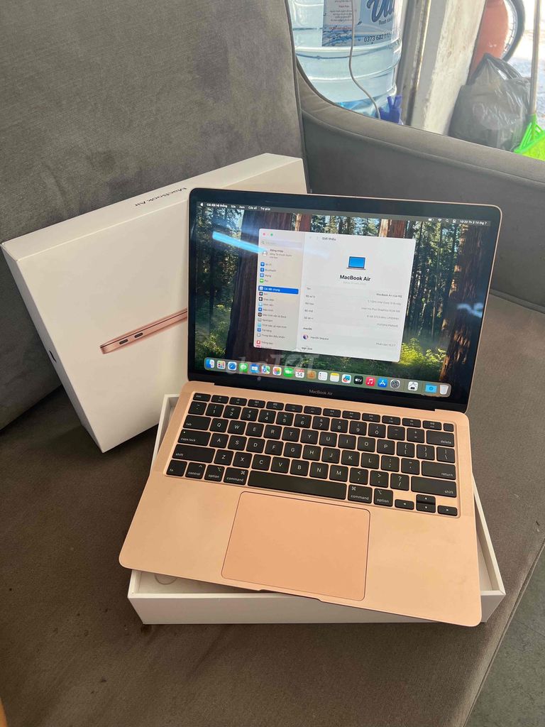 Apple Macbook Air 2020 i3 8GB/256GB Vàng hồng. Mua bán Laptop tại Quận Đống Đa Hà Nội được đăng bởi HQ Computer hình 1