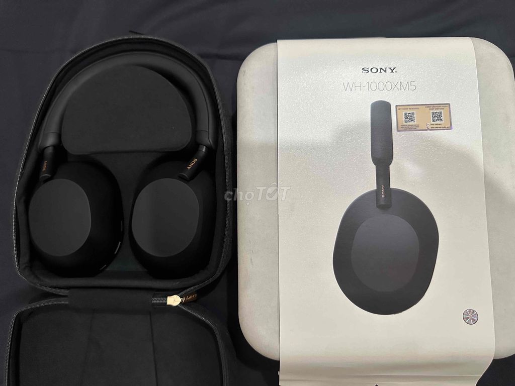 Tai nghe Sony WH-1000XM5 Đen Đã sử dụng. Mua bán Tivi, Âm thanh tại Quận Thanh Khê Đà Nẵng được đăng bởi Lauren hình 1