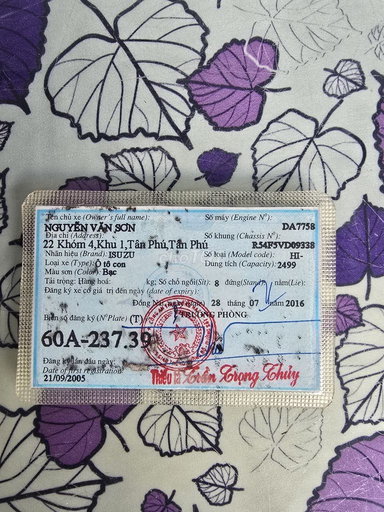 Isuzu Hi lander 2005 V-spec 2.5 MT - 350 km. Mua bán Ô tô tại Huyện Cái Bè Tiền Giang được đăng bởi Pham thi ngoc thủy  hình 5
