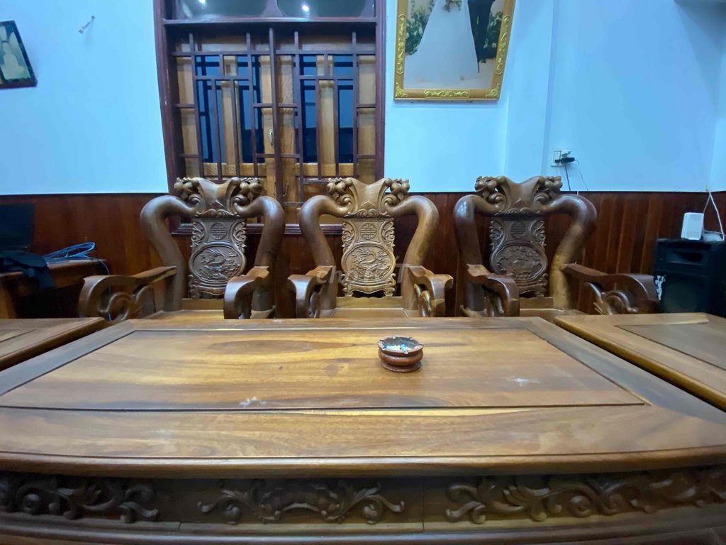 Bộ bàn ghế phòng khách Gỗ ké sang trọng. Mua bán Bàn ghế tại Huyện Vĩnh Cửu Đồng Nai được đăng bởi lê tuấn trường hình 1