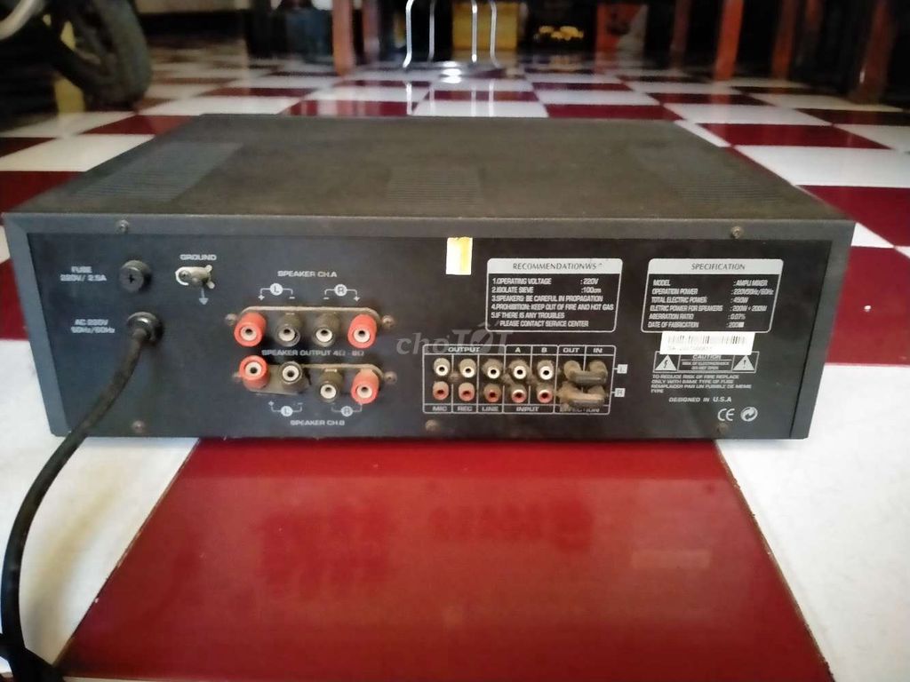 Amply Fujiyama DA-A1 Đen. Mua bán Tivi, Âm thanh tại Quận 12 Tp Hồ Chí Minh được đăng bởi A Dũng hình 1