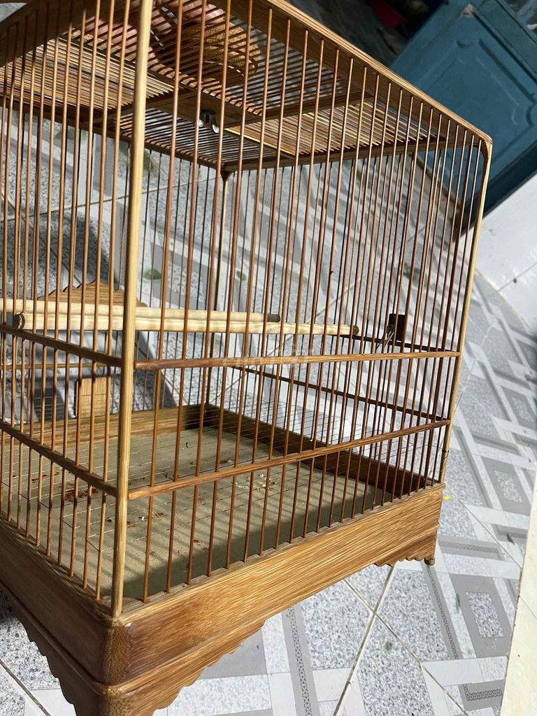 Lồng chim gỗ màu nâu. Mua bán Phụ kiện, Thức ăn, Dịch vụ tại Huyện Củ Chi Tp Hồ Chí Minh được đăng bởi quẹo hình 1