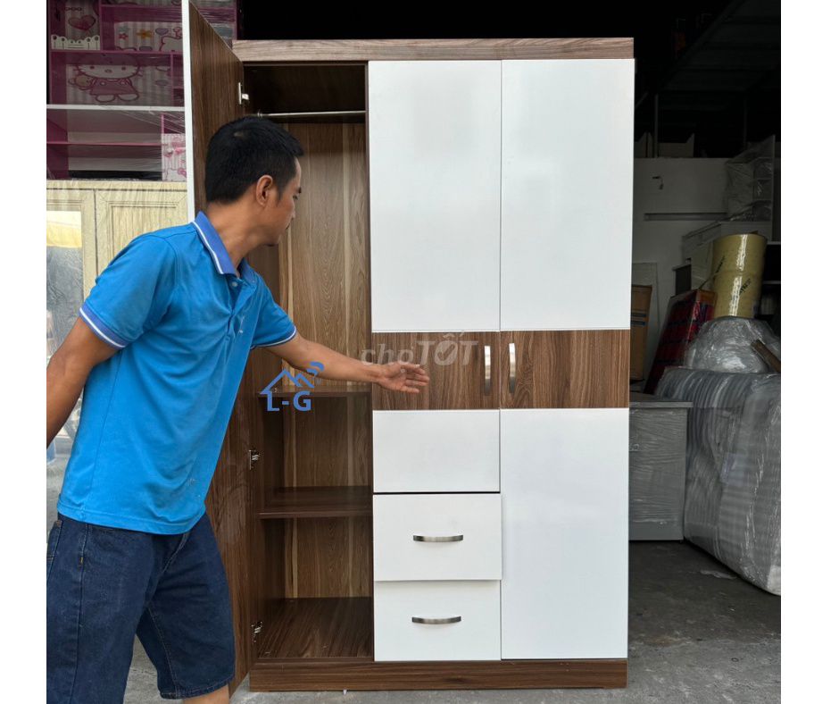 TỦ QUẦN ÁO GỖ%TỦ GỖ MDF@TỦ GỖ!TỦ GỖ MDF!TỦ QUẦN ÁO. Mua bán Tủ, kệ gia đình tại Quận Tân Bình Tp Hồ Chí Minh được đăng bởi Lâm Gia Decor hình 1