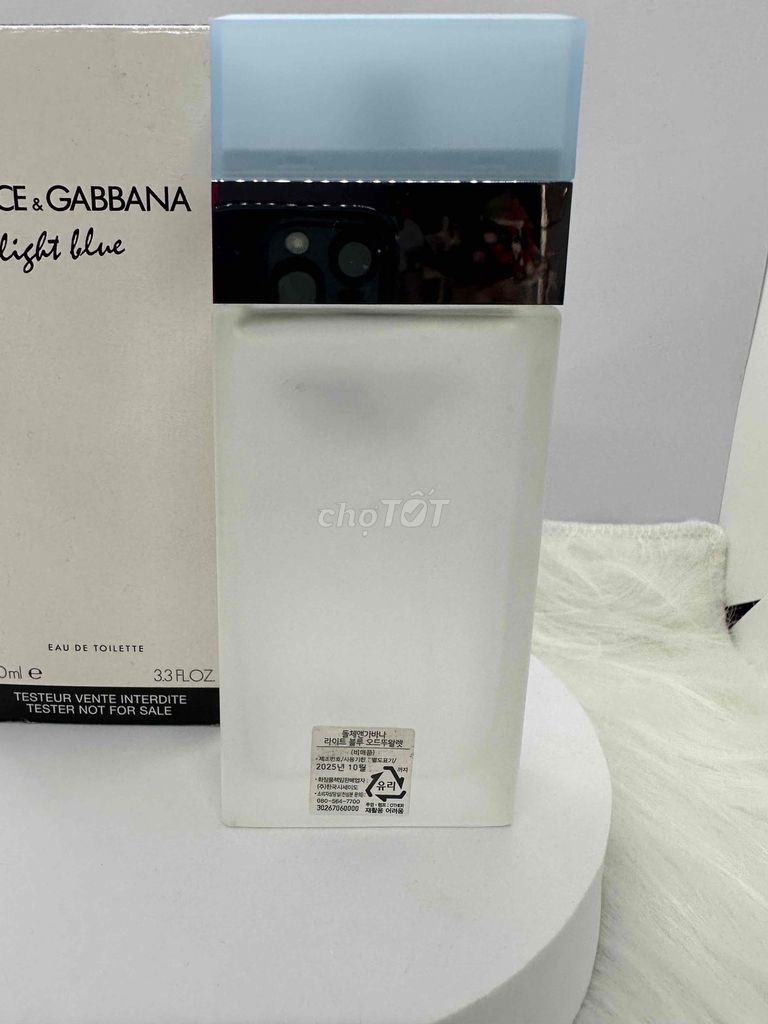 Pass nước hoa D&G lightblue tester 100ml bao auth