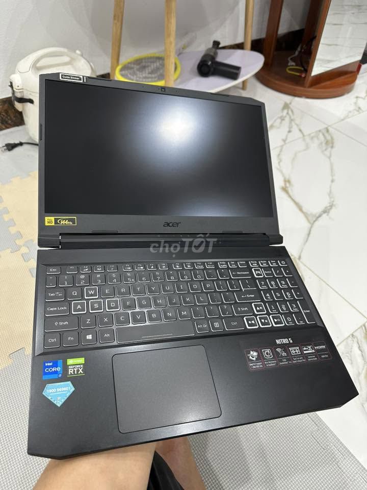 Acer Nitro 5 i7 RTX 3050 16GB/512GB Đen. Mua bán Laptop tại Quận Ba Đình Hà Nội được đăng bởi Hội Đồ Điện Tử hình 1