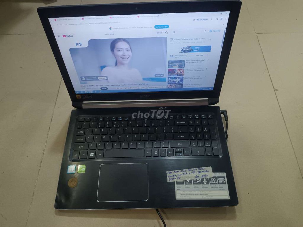 Acer A515-51G i5-7200U ram8gb ssd256 vga 940MX 2G. Mua bán Laptop tại Quận Hải Châu Đà Nẵng được đăng bởi NGUYỄN ĐĂNG LÝ hình 1