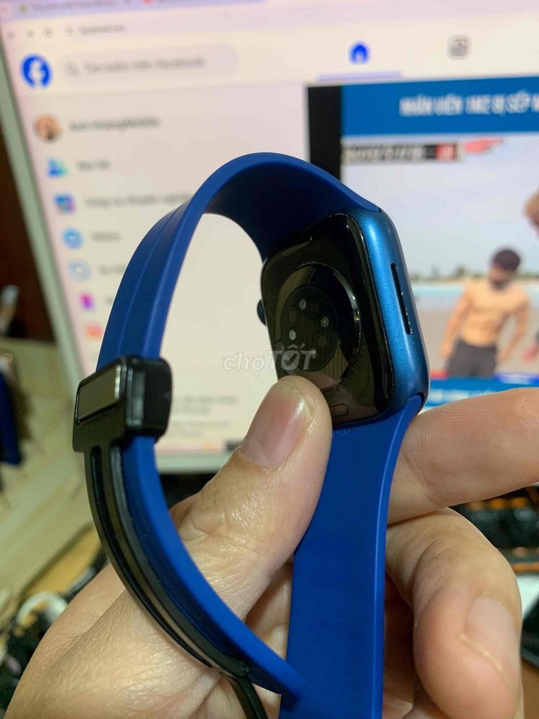 Apple Watch Series 7 Xanh 41mm 98%. Mua bán Thiết bị đeo thông minh tại Quận Lê Chân Hải Phòng được đăng bởi hoang anh hình 1