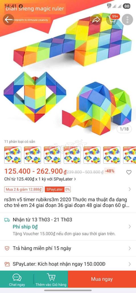 Đồ chơi xếp hình Thước ma thuật. Mua bán Mẹ và bé tại Quận Hà Đông Hà Nội được đăng bởi Lung linh hình 1