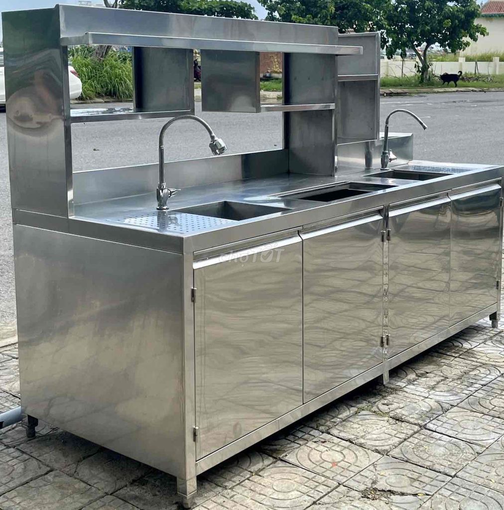 dv quầy pha chế inox