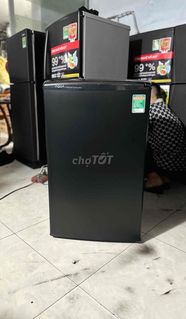 Tủ lạnh mini Aqua Đen 90L bh3tháng bao ship. Mua bán Tủ lạnh tại Quận 10 Tp Hồ Chí Minh được đăng bởi Điện Lạnh Phúc Thịnh hình 1