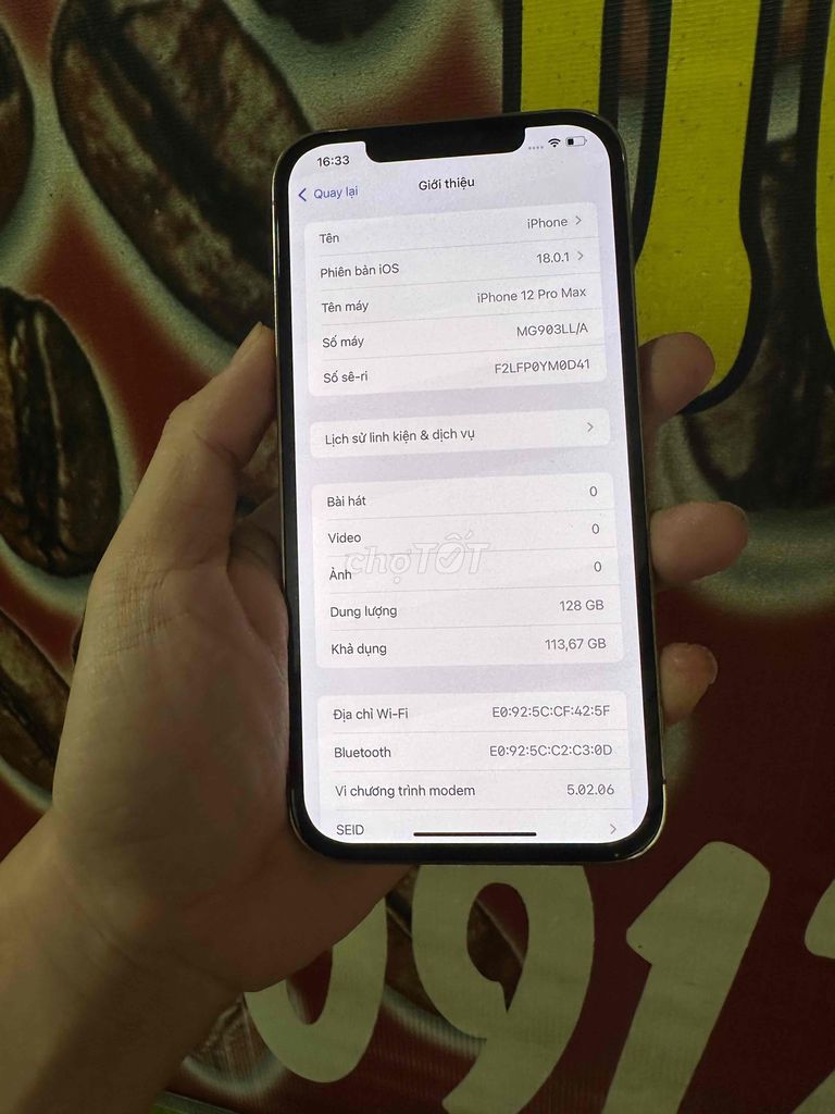 iphone 12 pro max 128g vàng chuẩn