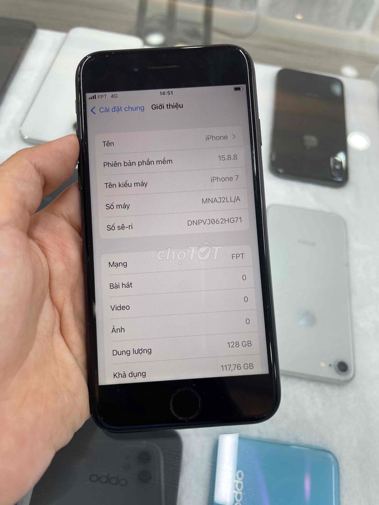 Apple iPhone 7 128GB Đen. Mua bán Điện thoại tại Quận Ngũ Hành Sơn Đà Nẵng được đăng bởi Sunny hình 1