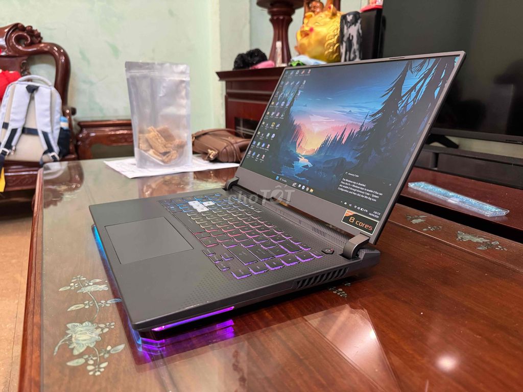 Asus Rog Strix G15 Ryzen 7 8GB/1TB Đen. Mua bán Laptop tại Quận Hải Châu Đà Nẵng được đăng bởi Minh Hà hình 1