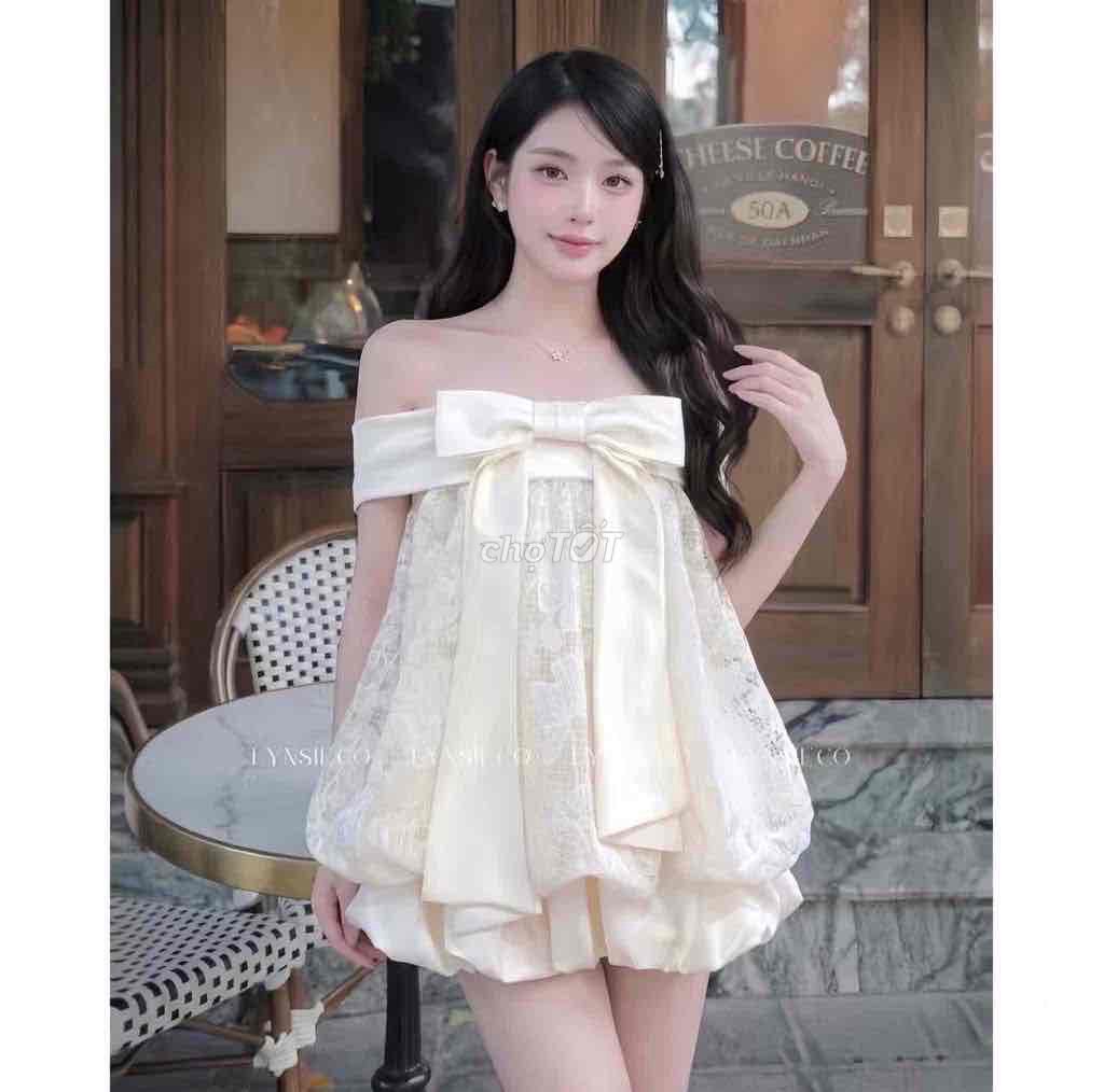 Đầm nữ len đũa trắng kem tôn dáng. Mua bán Quần áo tại Thành phố Việt Trì Phú Thọ được đăng bởi Lò Thị Như Ý hình 1