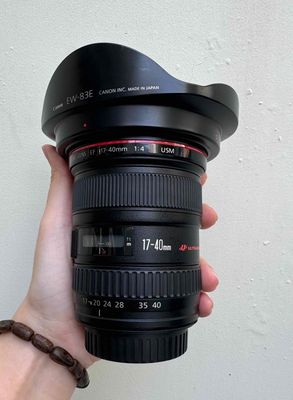 Canon EF 17-40mm F4 L USM đẹp 99% nét căng .. Mua bán Máy ảnh, Máy quay tại Quận Bình Thạnh Tp Hồ Chí Minh được đăng bởi Teresa