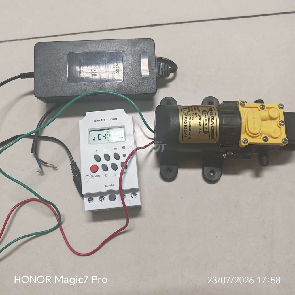 Máy bơm nước Sinleader 12V 4.0A. Mua bán Nội thất, đồ gia dụng khác tại Huyện Hòa Vang Đà Nẵng được đăng bởi xiaomi hình 1