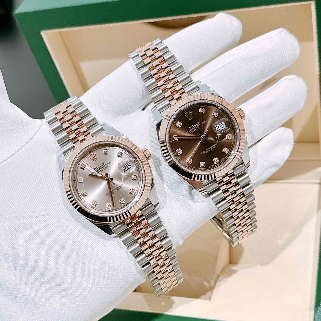 Đồng Hồ Rolex DateJust 126331 Sundust & Chocolate