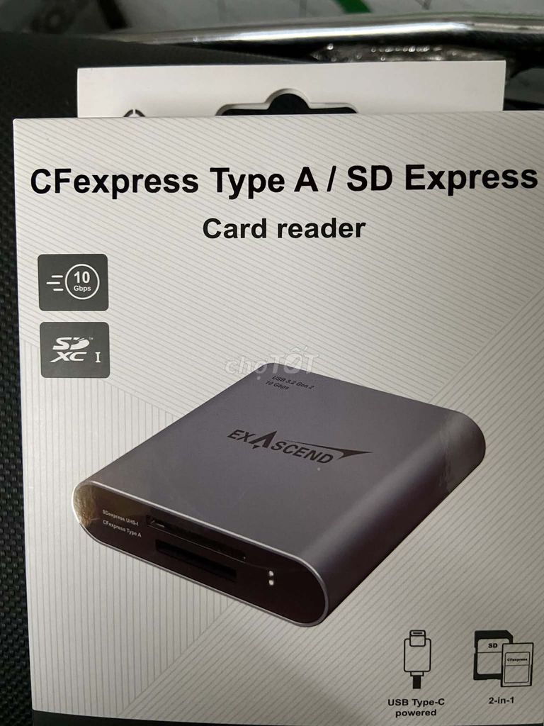 Đầu đọc thẻ Exascend CFexpress Type A. Mua bán Phụ kiện (Màn hình, Chuột...) tại Quận 4 Tp Hồ Chí Minh được đăng bởi meolangthang hình 1
