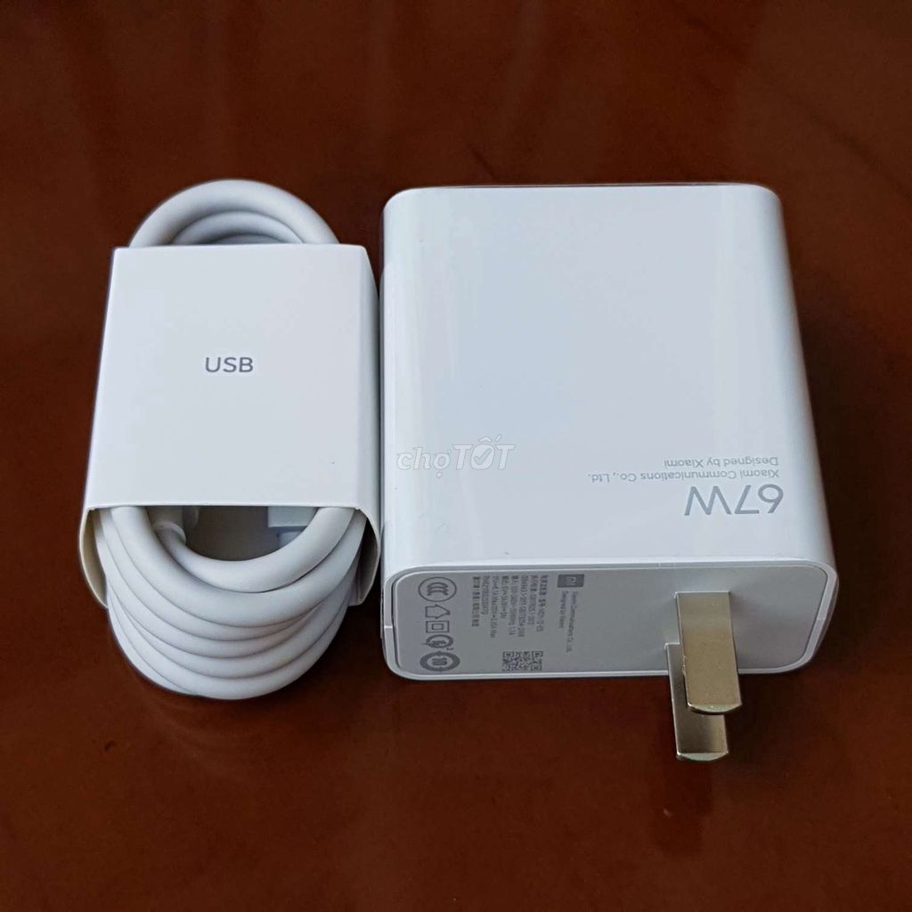 Sạc Nhanh 67W Xiaomi 11T, 13T Chính Hãng.