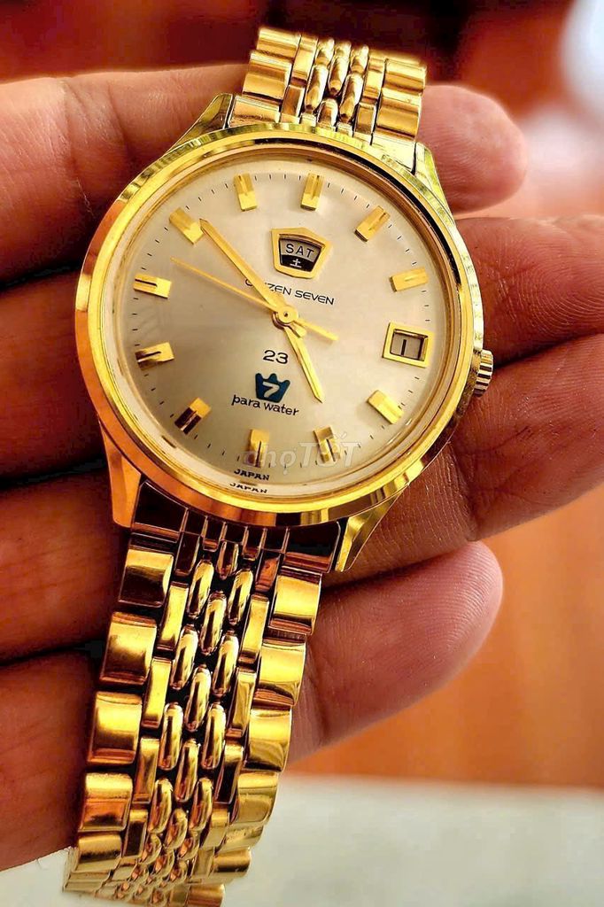 Đồng hồ cổ CITIZEN bọc vàng như mới zin all. Mua bán Đồng hồ tại Thị xã Bến Cát Bình Dương được đăng bởi Đồng Hồ Mắt Kính Độc Đẹp Hiếm PND hình 1