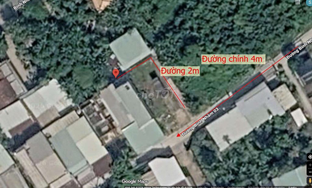 BÁN ĐẤT 9x9 VUÔNG VỨC ĐƯỜNG BÌNH NHÂM 03 HẺM XE MÁY 1,5M XÂY TỰ DO 