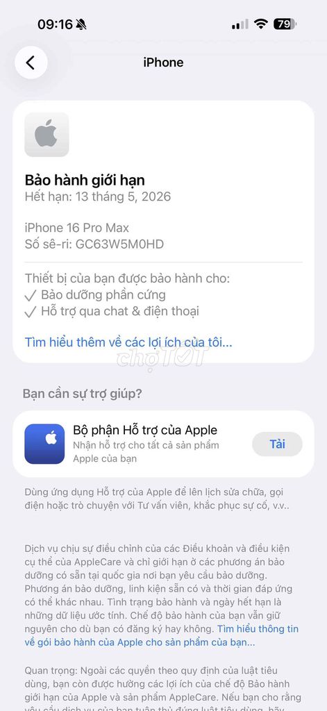 Apple iPhone 16 Pro Max. Mua bán Điện thoại tại Quận Bắc Từ Liêm Hà Nội được đăng bởi Vũ Văn Hải hình 1
