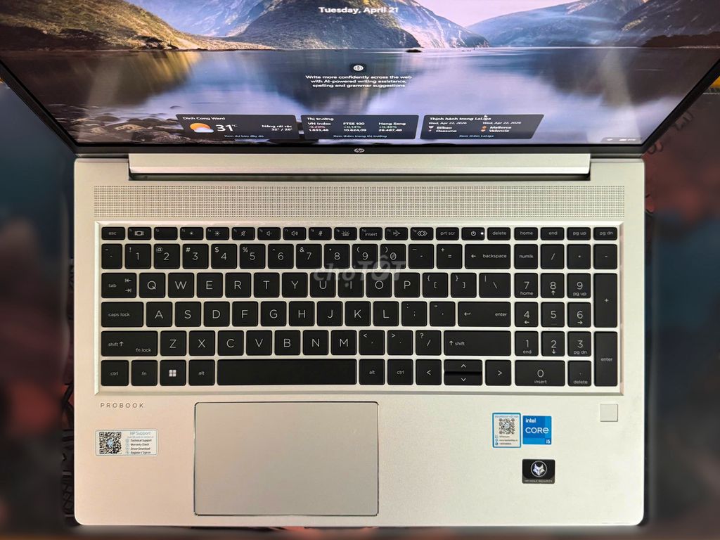[i5-1235U/16/256] HP PROBOOK 450 G9 - Đẹp, mượt. Mua bán Laptop tại Quận Hoàng Mai Hà Nội được đăng bởi Nguyên Phạm hình 1