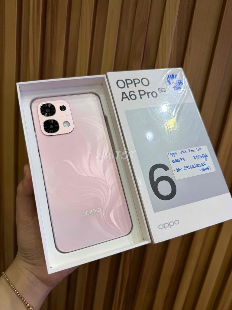 Oppo A6 Pro 5G 256GB likenew, Fullbox, bh 12/26. Mua bán Điện thoại tại Quận 10 Tp Hồ Chí Minh được đăng bởi Đăng Sơn Store hình 1