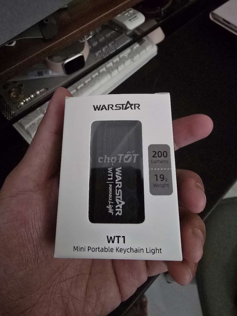 Đèn pin móc khóa WARSTAR WT1 Đen. Mua bán Đèn tại Quận Bình Thạnh Tp Hồ Chí Minh được đăng bởi Trí hình 1