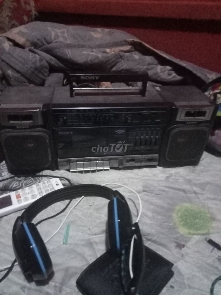 Đài cassette Sony Đen đã sử dụng. Mua bán Tivi, Âm thanh tại Huyện Nhơn Trạch Đồng Nai được đăng bởi Huy Nguyễn hình 1