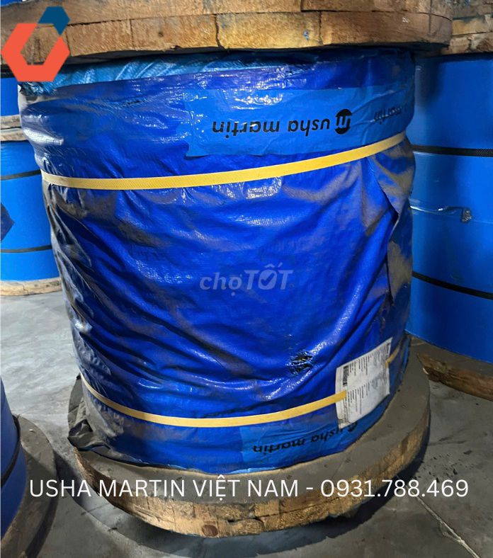 THANH LÝ GẤP CÁP 8x19S – GIÁ *** THỊ TRƯỜNG. Mua bán Đồ chuyên dụng, Giống nuôi trồng tại Quận Bình Thạnh Tp Hồ Chí Minh được đăng bởi Cáp Thép Usha Martin hình 1