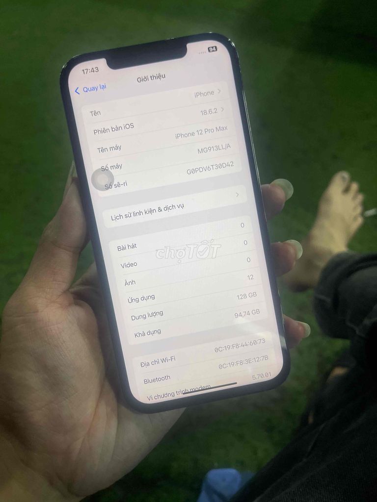 Apple iPhone 12 Pro Max 128GB Đen. Mua bán Điện thoại tại Quận Ninh Kiều Cần Thơ được đăng bởi Gọi Số Trên Ảnh hình 1