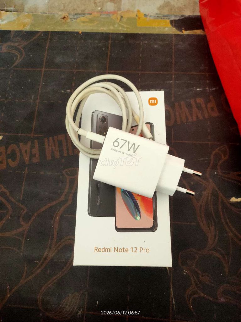 Xiaomi Redmi Note 12 Pro 128GB Xanh 98%. Mua bán Điện thoại tại Quận Bình Tân Tp Hồ Chí Minh được đăng bởi Nguyễn Phú Quý hình 1