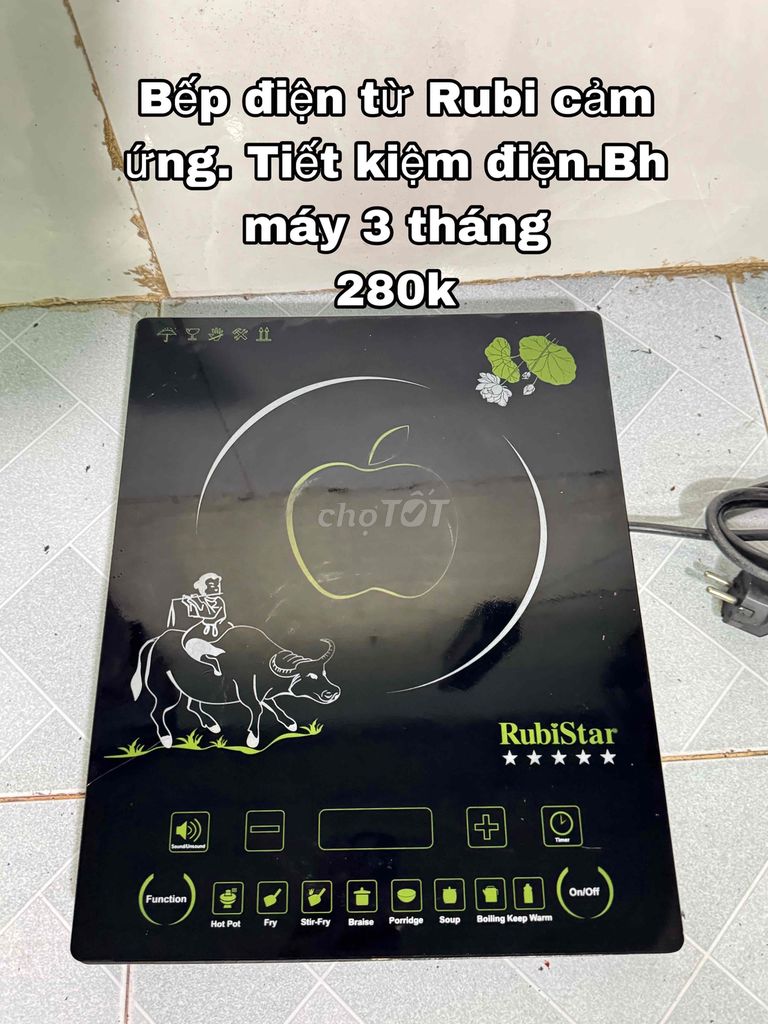 ♻️Bếp điện từ RubiStar cảm ứng.Bh máy 3 tháng