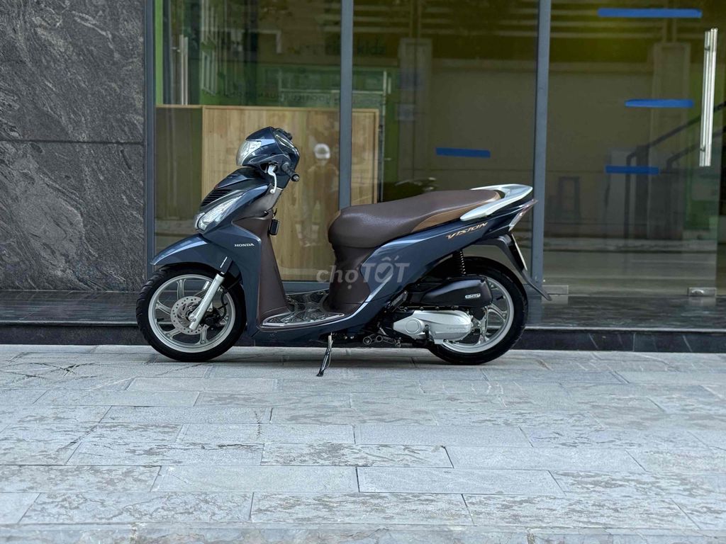 Honda Vision 110 Smartkey 2021 Xanh đá 29H2. Mua bán Xe máy tại Quận Ba Đình Hà Nội được đăng bởi Xe Máy Nam Thi hình 13