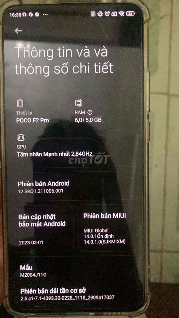 POCO F2 Pro 128GB. Mua bán Điện thoại tại Thành phố Thái Nguyên Thái Nguyên được đăng bởi lahacker9292 bomay hình 1
