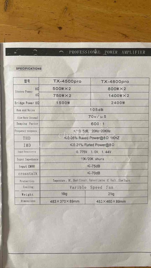 Cục đẩy E3 Audio TX-4800Pro Bạc. Mua bán Tivi, Âm thanh tại Quận 12 Tp Hồ Chí Minh được đăng bởi Tấn Tài  hình 1