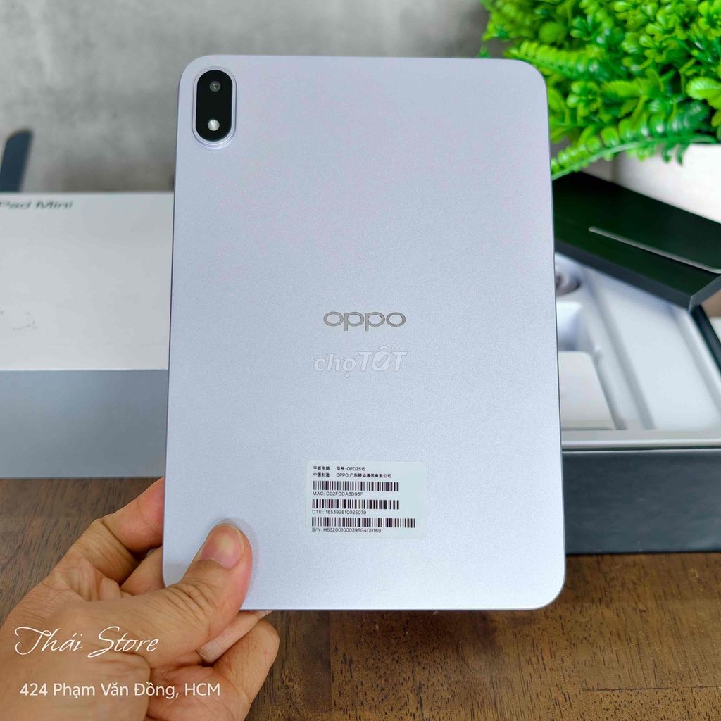 Oppo Pad Mini 256Gb New Openbox Snap 8 gen 5. Mua bán Máy tính bảng tại Quận Bình Thạnh Tp Hồ Chí Minh được đăng bởi Thái Store hình 1