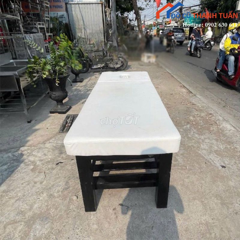 Giường Spa Khung Gỗ Đẹp 90%. Mua bán Giường, chăn ga gối nệm tại Quận 1 Tp Hồ Chí Minh được đăng bởi Thanh Lý Thanh Tuấn hình 1