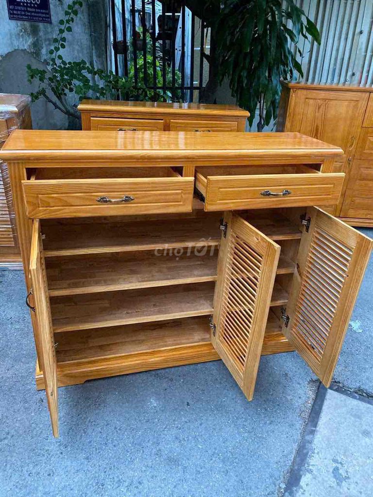 Tủ giày gỗ hiện đại. Mua bán Tủ, kệ gia đình tại Quận Gò Vấp Tp Hồ Chí Minh được đăng bởi Đồ Gỗ Giá Xưởng hình 1